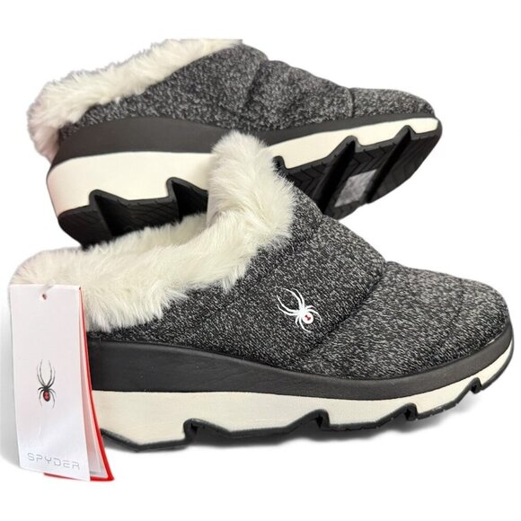 Spyder Womens Shoes US Size 8.5 Conway Slip On Black Heather New - Picture 2 of 8